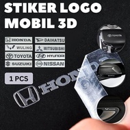 3D Metal Embossed Small Car Logo Stickers Car Interior Exterior Decoration Hologram Car Decoration E