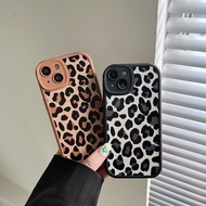 （Great. Cell phone case）Sticker Leopard Print Suitable For iPhone 13 12 11 Pro Max X XS XR Plus Fashionable Phone Case