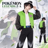 Pokemon Legends Jacket: ZA Trainers Male Cosplay Costume