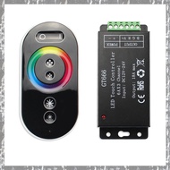 [yinahiut002.ph] GT666 RGB LED LED Strip Controller Wireless  Touch Remote DC 12V 24V 18A 3 Channels