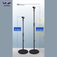 Simhoa Mic Mount Holder Stable Vertical Mic Stand for Speeches Live Performance