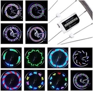 DAWAY LED Bike Wheel Lights - A12 Waterproof Cool Bicycle Tire Light, Safety Spoke Lights for Kids B