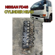 NISSAN FD46 CYLINDER HEAD HALFCUT USED