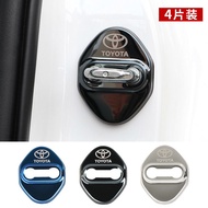 R RAV4 [Car Door Lock Cover] 13-22 Years Universal Stainless Steel Buckle Cover Decoration Scratch-resistant Accessories 5th Generation TOYOTA (JY) R003