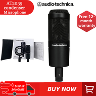 【การจัดส่งที่รวดเร็ว】 audio-technica AT2035 ไมโครโฟนคอนเดนเซอร์คาร์ดิโออิดเอาท์พุท XLR เอาท์พุท
