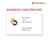 [Express Business Card] Business Glossy Card Printing | Glossy Art Card | Name Card Printing | Cetak