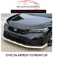 HONDA CIVIC FE FACELIFT 2025 ARTECH V2 BODYKIT LIP ABS