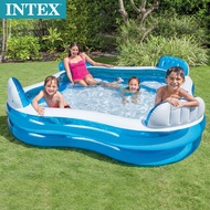 สระว่ายน้ำพองได้ INTEX56475สำหรับเด็กสระว่ายน้ำสำหรับครอบครัวที่นั่งพนักพิงอ่างอาบน้ำสำหรับผู้ใหญ่