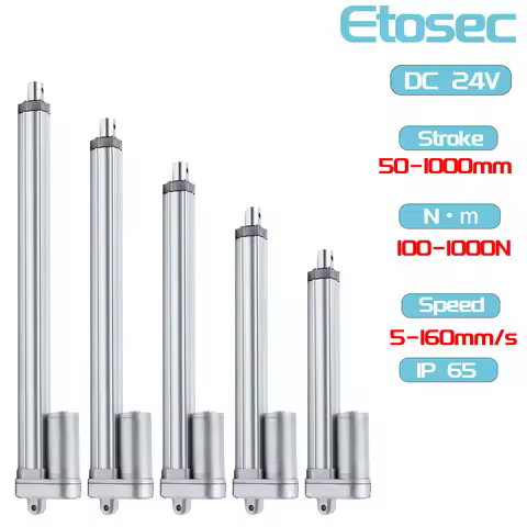 IP65 Waterproof 24V Linear Actuator 2000N 150mm 450mm 550mm 800mm 950mm 1000mm Solar Tracker Motoris