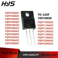 10Pcs FQPF2N60C 3N80C 4N60C 4N90C 5N50C 5N60C 6N60C 6N80C 6N90C 8N60C 8N80C 10N60C 11N60C 12N60C 13N