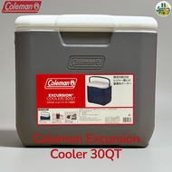 NEW2026!!️Coleman Excursion Cooler 30QT Ice Bucket Charcoal Color Designed For Easy Movement