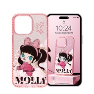 POP MART MOLLY Daily Look Series-Phone Case for iPhone 15 Pro Max/16 Pro/16 Pro Max