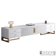 Syzzyo Tv Console Light Luxury Tv Cabinet Nordic Style Cabinet Modern Simple Living Room Household Small Family Tea Table Tv Cabinet Floor Cabinet SY083