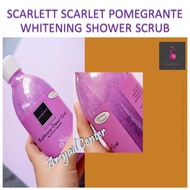 BAYAR DITEMPAT !!! SCARLETT WHITENING - POMEGRANTE SHOWER SCRUB - Scarlet Pomegrante Body Scrub - 30