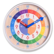 ORIENT OWC  Silent Time Learning Wall Clock Educational Study English Clock / from Seoul, Korea