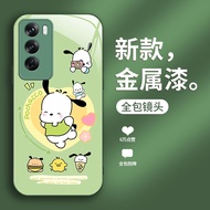 เคสโทรศัพท์มือถือ Samsung Hello Kitty Glass Cartoon สำหรับผู้หญิง ดีไซน์น่ารัก เปลือกป้องกันสำหรับ S