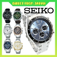 SEIKO Selection Men's Quartz Watches Chronograph Watch (3 horizontal eyes) Domestic regular product 8T 10 ATM water resistant date calendar SBTR men's watch popular recommended  waterproof business work present gift 【Direct from Japan】