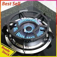 Milk Pot Holder 8 Slots Cast Iron Wok Support Ring with Box Gas Cooktop Pot Rack