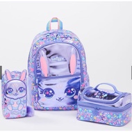 Smiggle purple  rabbit Classic backpack for Primary children
