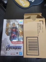 S.H.Figuarts 系列驚奇隊長（Captain Marvel）《復仇者聯盟：終局之戰》（9成新，display only 連啡盒）go $120