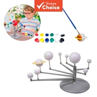 Self Painting Educational Toy Children's Simulated Solar Eight Planets Science Solar System Toy Plan
