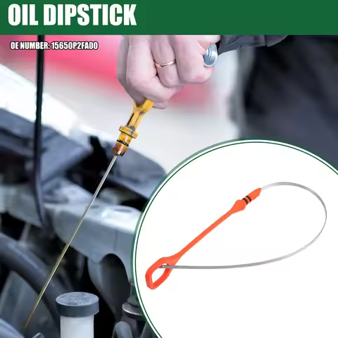 UXCELL Engine Oil Dipstick Indicator, Oil Dipstick Replacement, for Honda Civic 1996-2000, Metal Pla