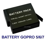 GoPro HERO7 Black / GoPro HERO6 Black / GoPro HERO5 Black / GoPro HERO 2018 แบตเตอรี่สำหรับกล้องโกโป