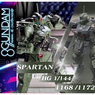 Hg 1168/1172 Spartan Fighter Assembly Model (with base + water decal)