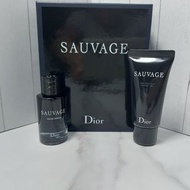 Dior Sauvage Eau De Parfum 10ml (濃香) + DIOR SAUVAGE GEL DOUCHE SHOWER GEL 20ML 沐浴啫喱 情人節 禮物