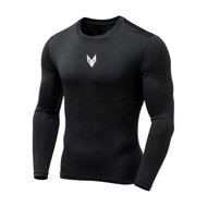 Baselayer Cuff Compression Shirt Longsleeve Men's and Women's Sports Long Sleeve Gym Fitness Compres