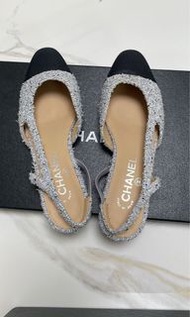 Chanel slingback BLUE