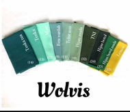 kain wolfis grade a/kain wollpeach premium/wolpeach/kain wolvis premium/wollpeach/bahan wolfis grade