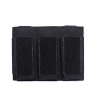 Tactical Small Triple Magazine 9MM Pistol Magazine Military Fan Multi-Energy Accessory Storage Bag D