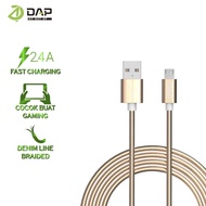 DAP Data Cable D-L03M USB Cable Android Micro USB Fast Charging - 1 Year Official Warranty