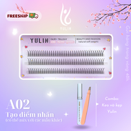 Mi giả tách sợi siêu mảnh và tự nhiên YULIN mã A02 mi tách sợi tặng kèm keo và kẹp lấy