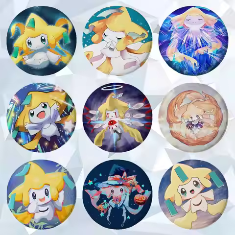 Cartoon J-Jirachi Cover Brooches Funny Meme Badge Fashion Jewelry Gifts