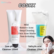 Cosrx Salicylic Acid Facial Cleanser 150ml +Low pH Good Morning Cleansing Gel 150ml Daily Gentle Cleanser