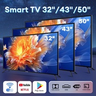 Smart TV 32 inch EXPOSE Android TV 4K Ultra HD LED Murah Television 43 inch Built-in TV box WiFi Dol