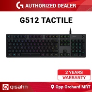 Logitech G512 Carbon RGB Keyboard 920-008949 + Free Logitech G Keyboard Wrist Rest