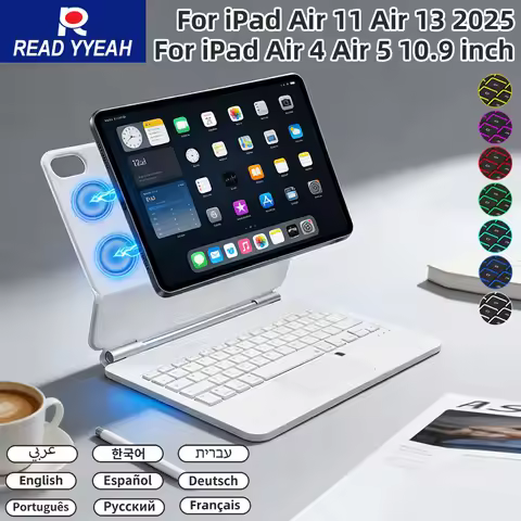 Bluetooth Wireless Keyboard for Apple iPad 10th Gen Smart Cover for iPad Pro 11 12.9 13 Air 4 Air 5 