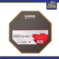Evans - RealFeel 6” 2-Sided Standard Practice Pad (RF6D) (Drum Equipments)(Practice Pad)