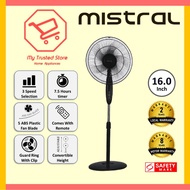 Mistral MSF1650R 16" Stand Fan with Remote Control