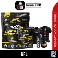 NPL 100% Creatine Monohydrate Micronized Pure Creatine Halal (150g/500g)