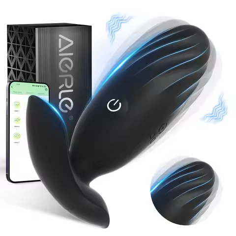 AIERLE APP Control Anal Plug Gay Anal Vibrator Butt Plug Stimulator Masturbation Penetration Butt Vi