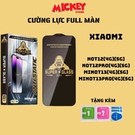 Full screen tempered glass for Xiaomi Redmi not12 not12pro not13 not13pro reduces fingerprints, supe