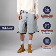 Jack Russel - Men Jort Pants กางเกงขาสั้นยีนส์ทรงจอร์จผู้ชาย - Handwerk JS-HAZE Jort Pants Rust Blue