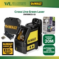 DEWALT DW088CG-XJ Cross Line Laser - Green Line / Green Line Laser