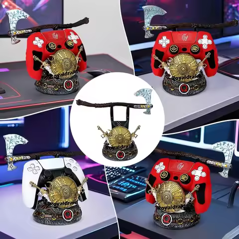 For PS5/XBox/PS4/Switch Gamepad Stand Controller Holder God of War Desktop Decoration Universal Brac