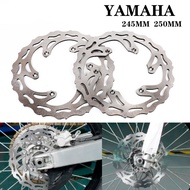 Motorcycle 250MM/245MM Steel Front Rear Brake Disc Rotors For Yamaha YZ125 YZ250 YZ250F YZ450F YZ250