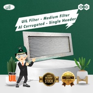 Air filter for HVAC system AC Filter/ HVAC Filter/ Fuel Filter - Medium Filter - Al Corrugated - Sin